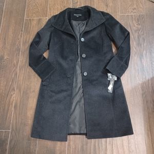 NWT Preston and York wool blend coat